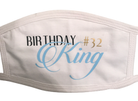 Birthday King Face Mask